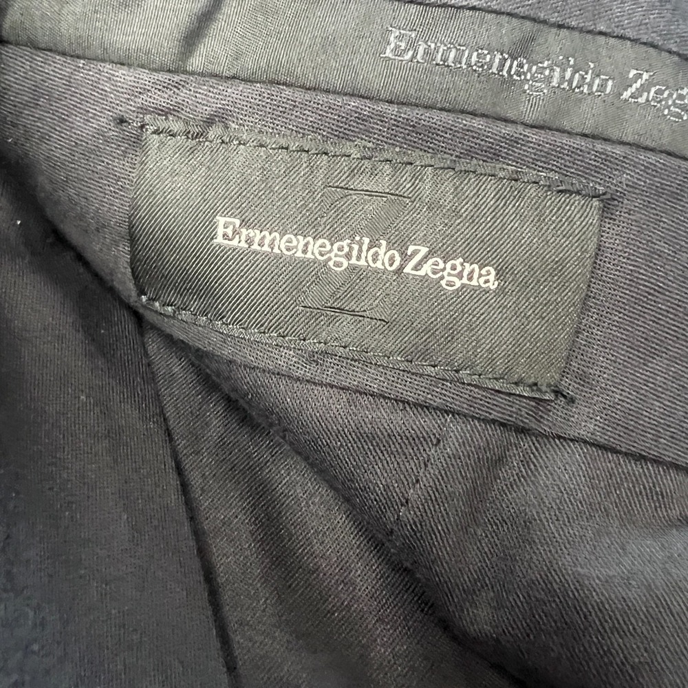 Ermenegildo Zegna Dress Pants Mens 33R Gray Wool Pleated Formal Business Career - Picture 7 of 10